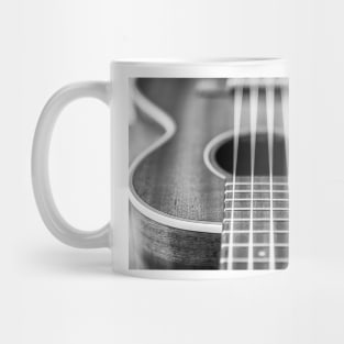 Tenor Ukulele in Black and White Mug